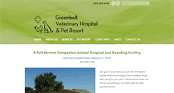 Desktop Screenshot of greenbeltpetdoc.com