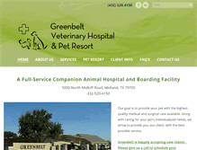 Tablet Screenshot of greenbeltpetdoc.com